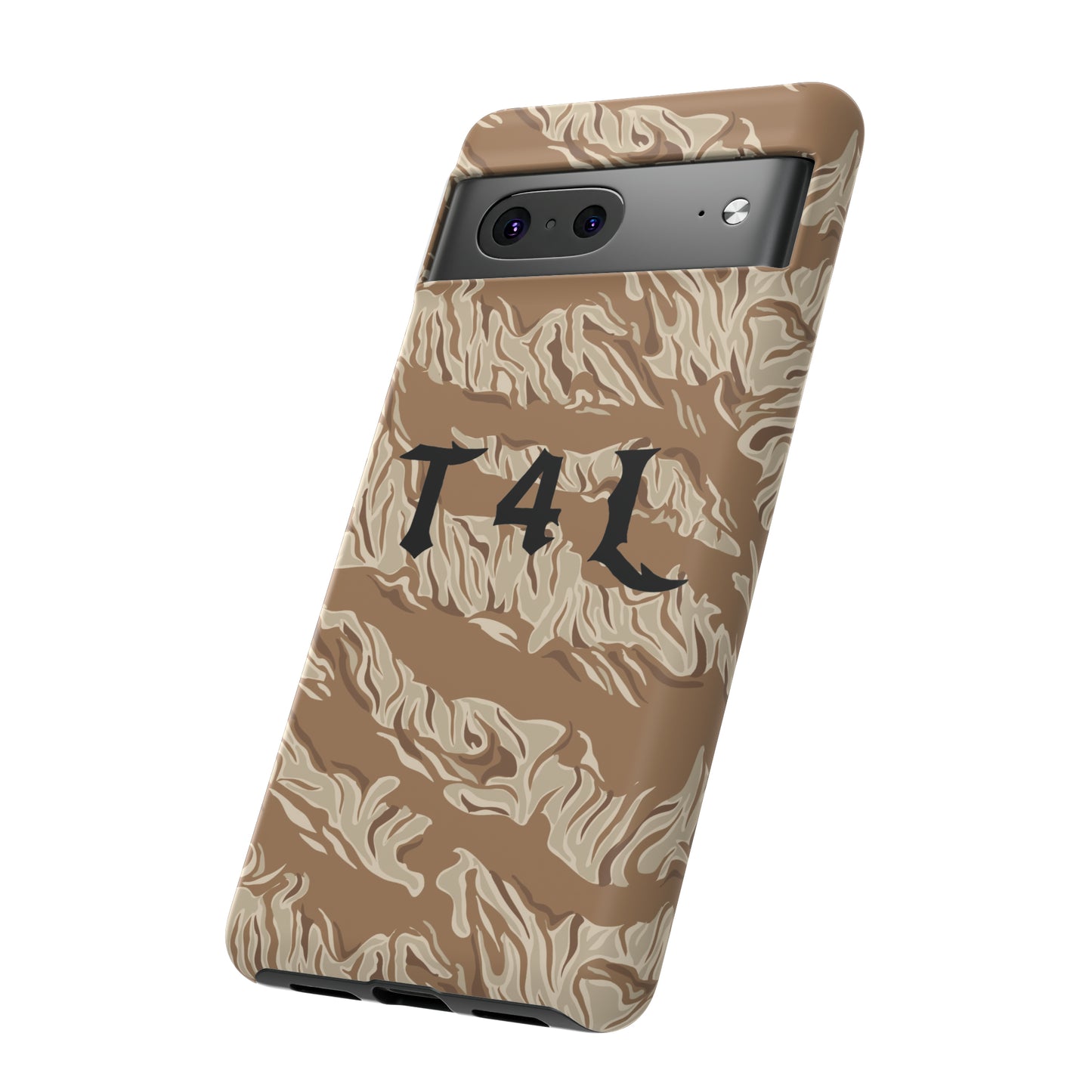 T4L Brown Tiger Stripe Phone Cases