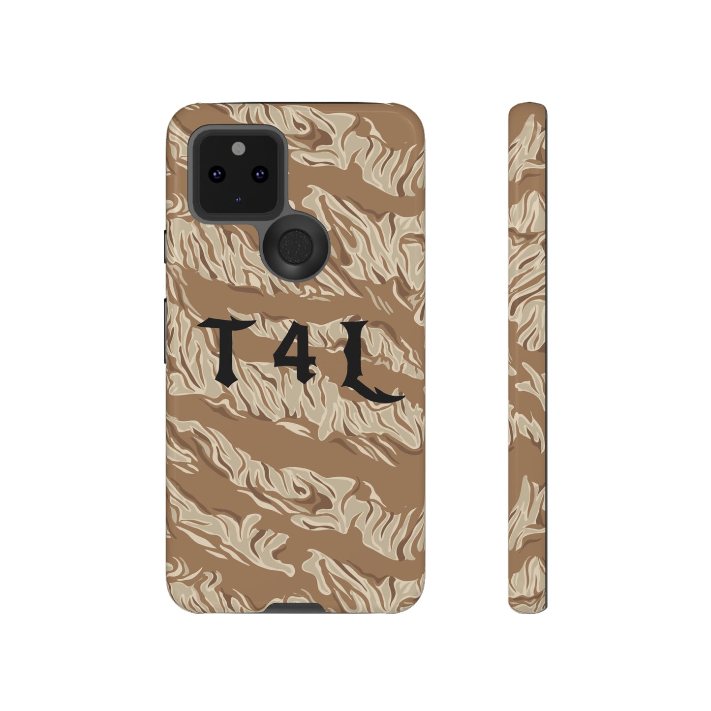 T4L Brown Tiger Stripe Phone Cases