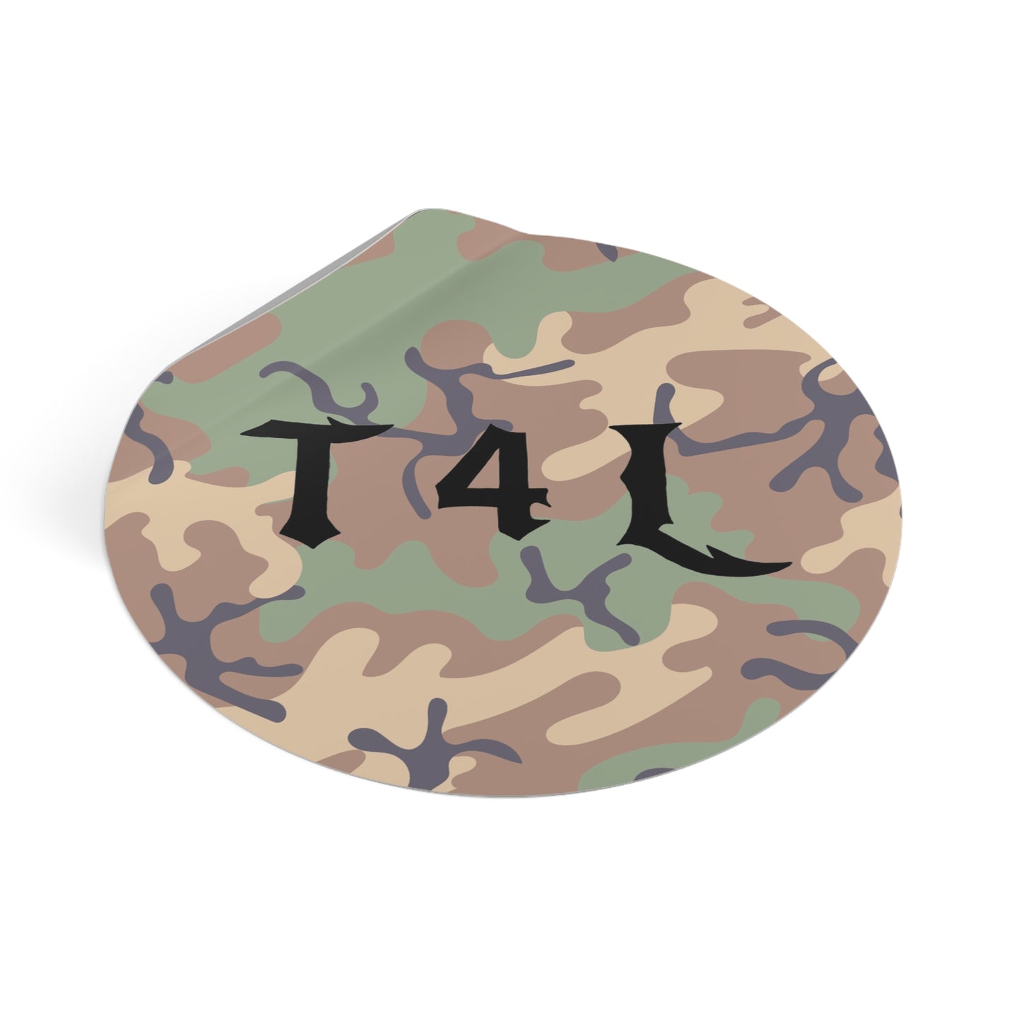 Woodland Camo Sticker