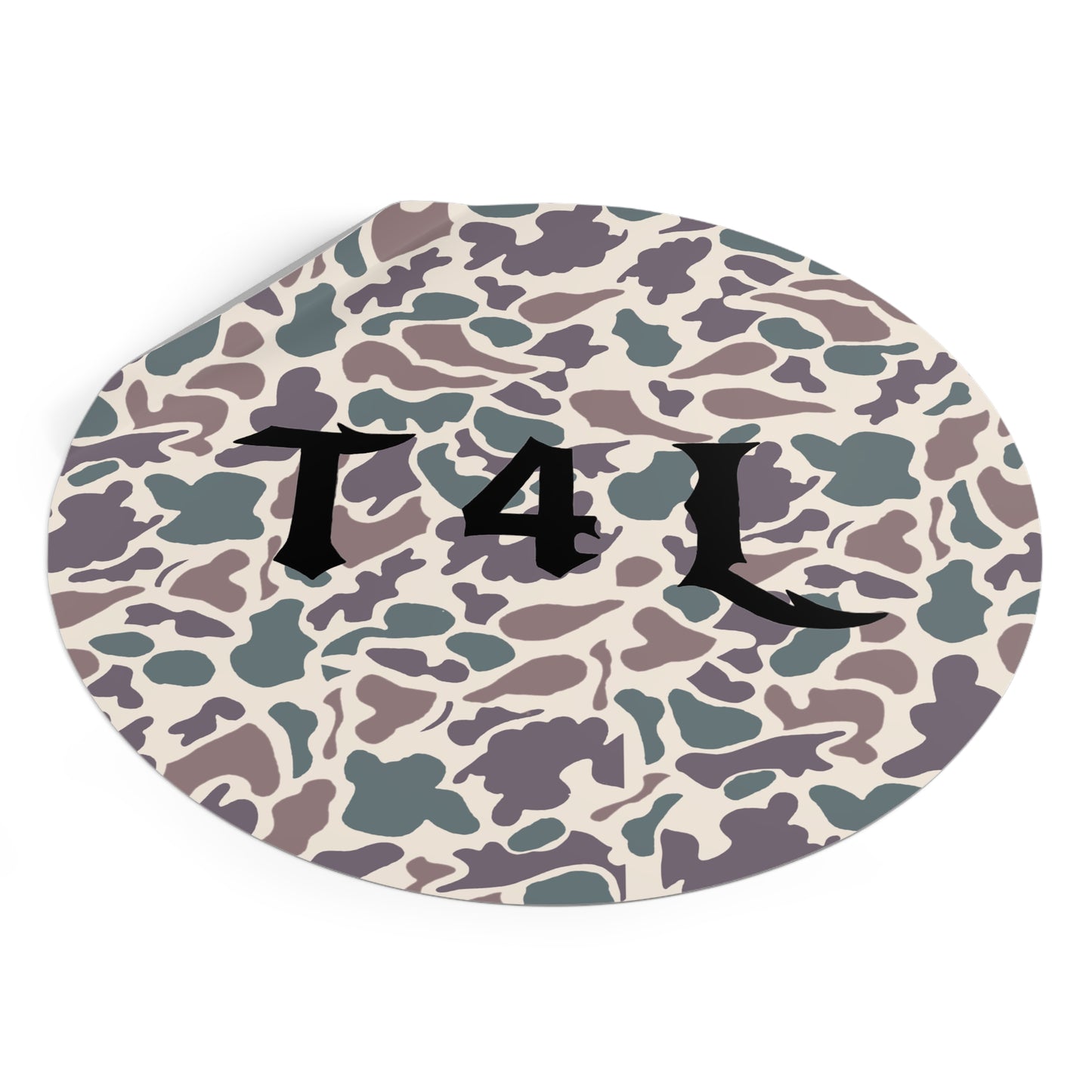 Retro Camo Sticker